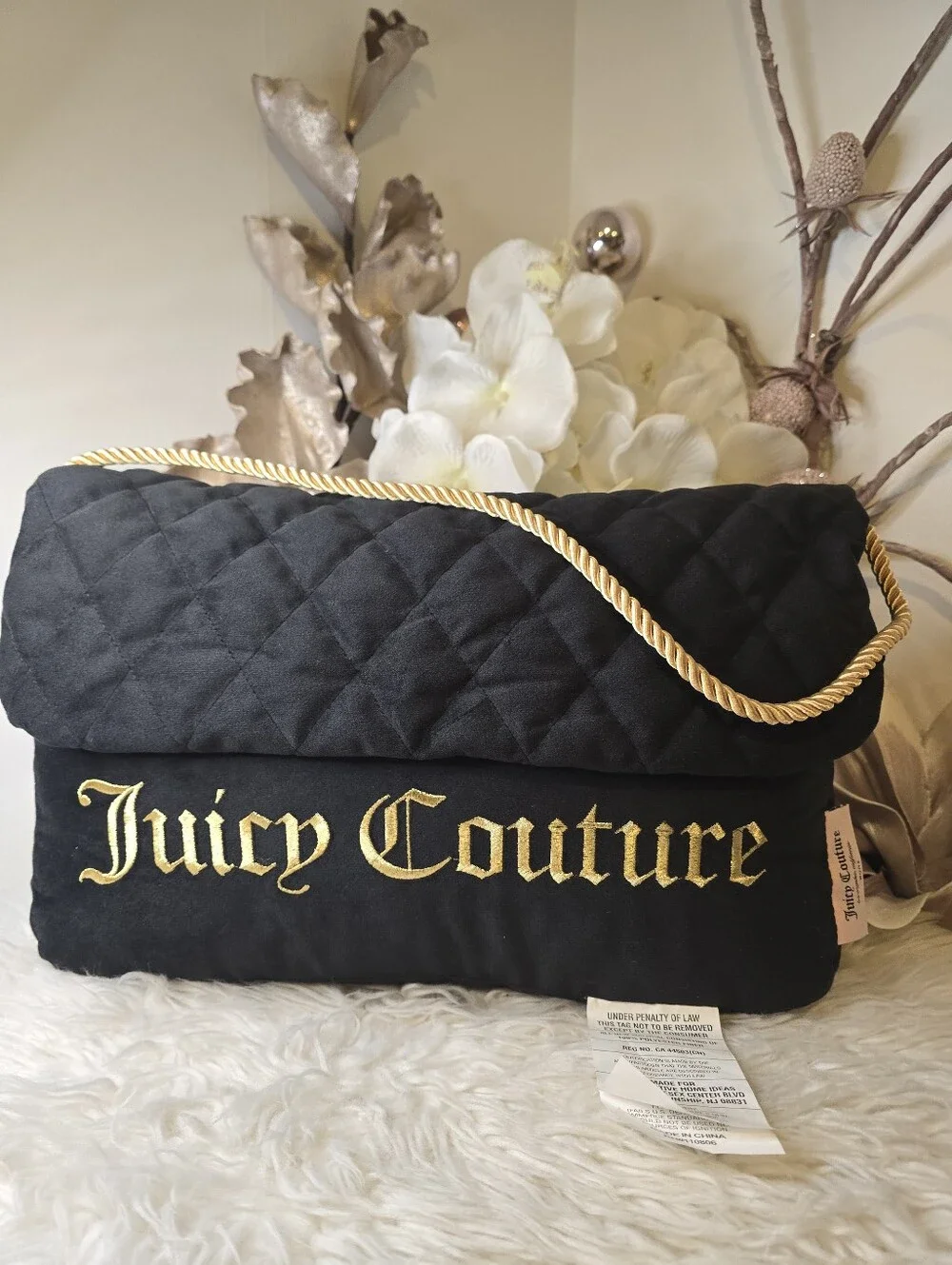 Juicy Couture purse pillow brand new